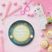 私は月及び背部ベビーのプレートに愛します7" ペーパープレート (パーティー)