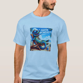 私は月曜日が嫌いだ Tシャツ