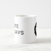 私は月曜日を憎みます コーヒーマグカップ (中央)
