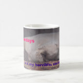 "私は月曜日"のマグ憎みます コーヒーマグカップ (中央)