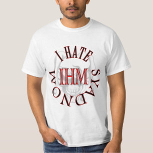 私は月曜日- IHM --を憎みます Tシャツ