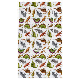 私は有史以前の恐竜のギフトバッグを愛します スモールペーパーバッグ