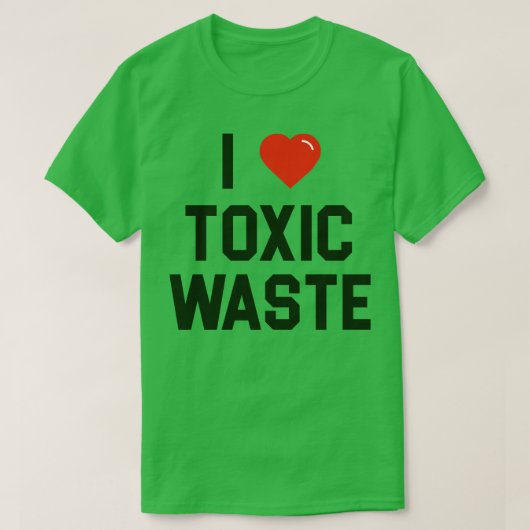 私は有毒な廃棄物クリス・ナイト天才ファ実在ンア大好き Tシャツ (デザイン正面)