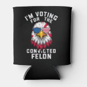 私は有罪判決を受けたフェロン・プロトランプのおもしろい投票をしている 缶クーラー (正面)