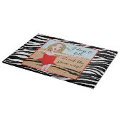 「私は服を着て殺す…私も同じように調理師する!」 カッティングボード (角)