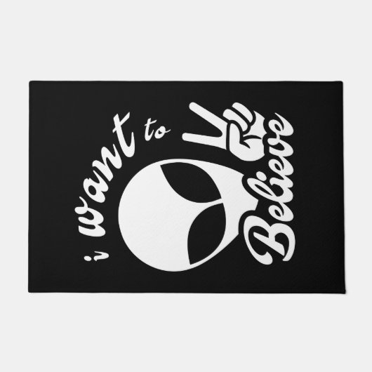 私は望ん信じだ ドアマット (正面)