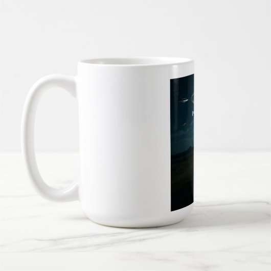 私は望信じん コーヒーマグカップ (左)