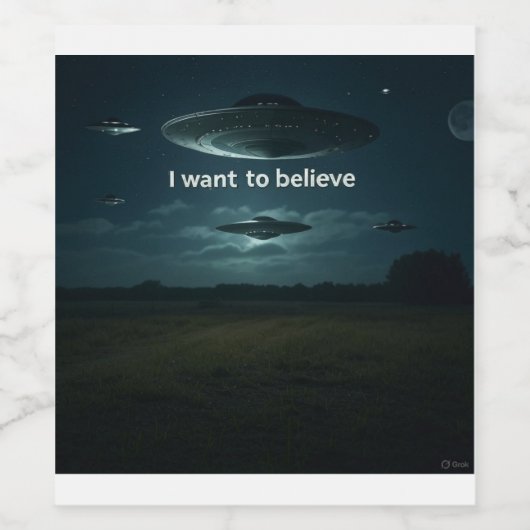 私は望信じん ワインラベル (シングルラベル)