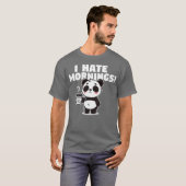 私は朝が嫌いだ Tシャツ (正面フル)