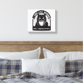 私は朝が苦手だ キャンバスプリント (インサイチュ (寝室))