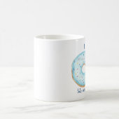私は朝のようにドーナツ コーヒーマグカップ (中央)