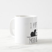 私は朝のパンダのマグが嫌いだ コーヒーマグカップ (正面左)