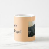 私は朝のマグを憎みます コーヒーマグカップ (中央)