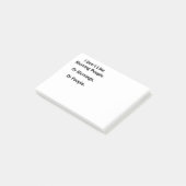 私は朝の人々を好みません ポストイット (アングル)