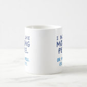 私は朝の人が好きではない コーヒーマグカップ (中央)
