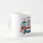 私は朝の人のコーヒーマグではない コーヒーマグカップ (正面左)