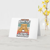 私は朝の人や朝の人や人が好きではない カード (黄色い花)