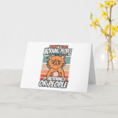 私は朝の人や朝の人や人が好きではない カード (黄色い花)