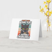 私は朝の人や朝の人や人が好きではない カード (黄色い花)