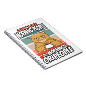 私は朝の人や朝の人や人が好きではない ノートブック (右側)