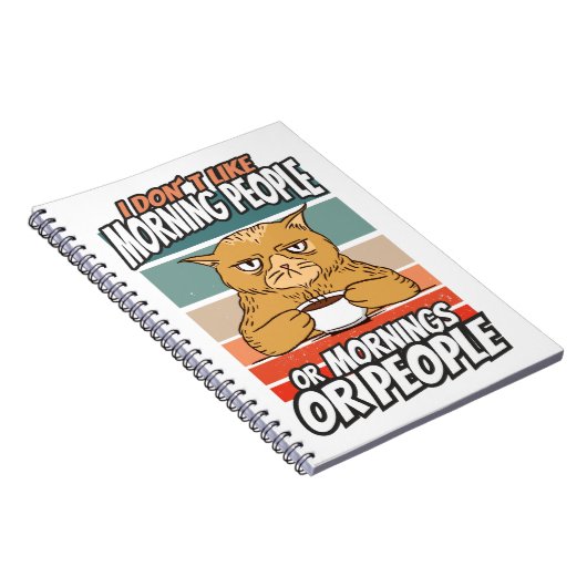 私は朝の人や朝の人や人が好きではない ノートブック (右側)