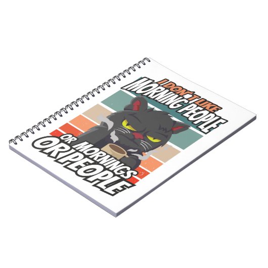 私は朝の人や朝の人や人が好きではない ノートブック (左側)