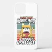 私は朝の人や朝の人や人が好きではない Case-Mate iPhoneケース (裏面)