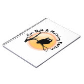 私は朝の人フクロウおもしろい引用文ではない ノートブック (左側)