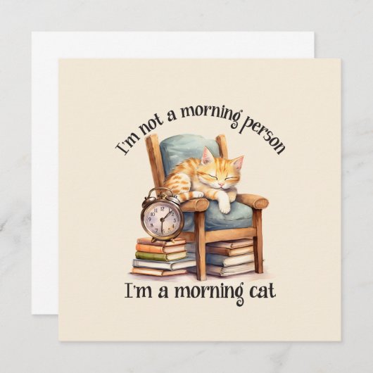 私は朝の人間ではない (正面/裏面)