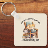 私は朝の人間ではない キーホルダー (正面)
