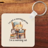 私は朝の人間ではない キーホルダー (裏面)