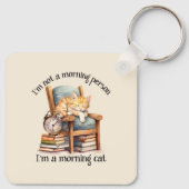 私は朝の人間ではない キーホルダー (裏面)