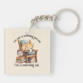 私は朝の人間ではない キーホルダー (裏面)