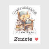 私は朝の人間ではない シール (シート)