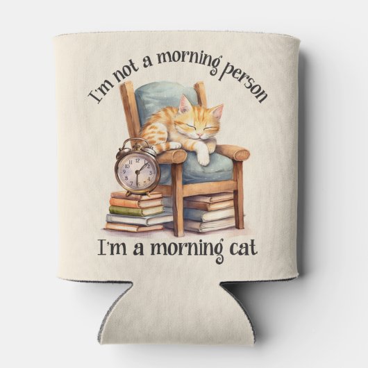 私は朝の人間ではない 缶クーラー (裏面)