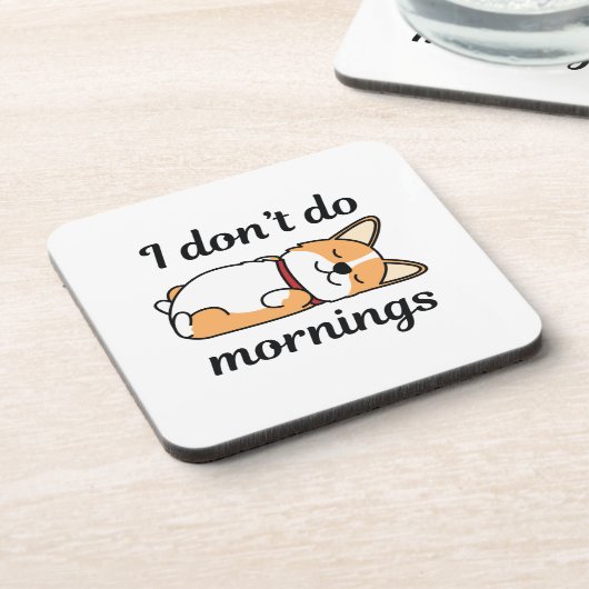 私は朝は休む コースター (左側)