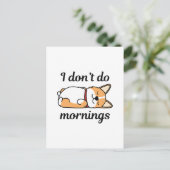 私は朝は休む ポストカード (スタンド正面)