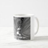 私は朝をしません コーヒーマグカップ (正面右)