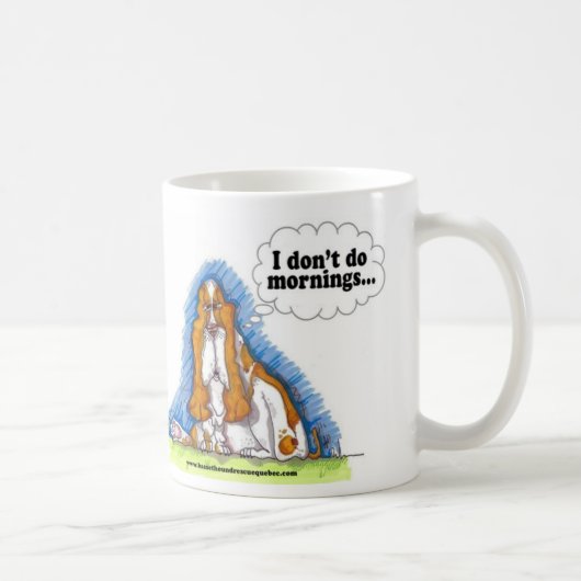 私は朝をしません コーヒーマグカップ (右)