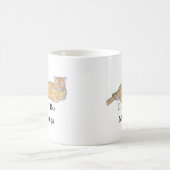 私は朝をしません コーヒーマグカップ (中央)