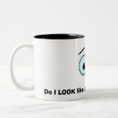 私は朝人の…マグのように見えます ツートーンマグカップ (左)