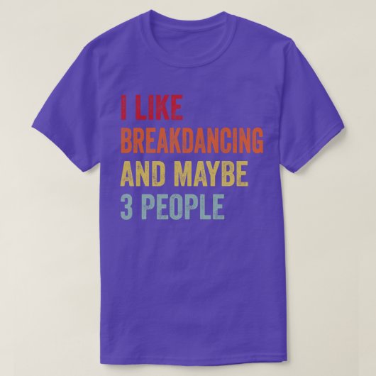 私は朝食が好きかもしれない3人 Tシャツ (デザイン正面)