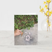 私は朝食を持って来ました! カード (黄色い花)