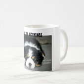 私は朝-オーストラリアの羊飼いのマグ--をしません コーヒーマグカップ (正面右)