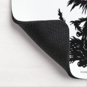 "私は朝"猫のギフトしません マウスパッド (コーナー)