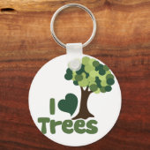 私は木が大好きだ キーホルダー (正面)