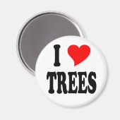 私は木が大好き マグネット (正面/裏面)