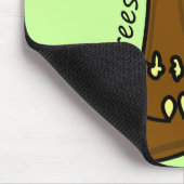 私は木のマウスパッドを抱き締めます マウスパッド (コーナー)