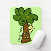 私は木のマウスパッドを抱き締めます マウスパッド (マウス)