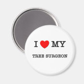 私は木の外科医が大好きだ マグネット (正面/裏面)